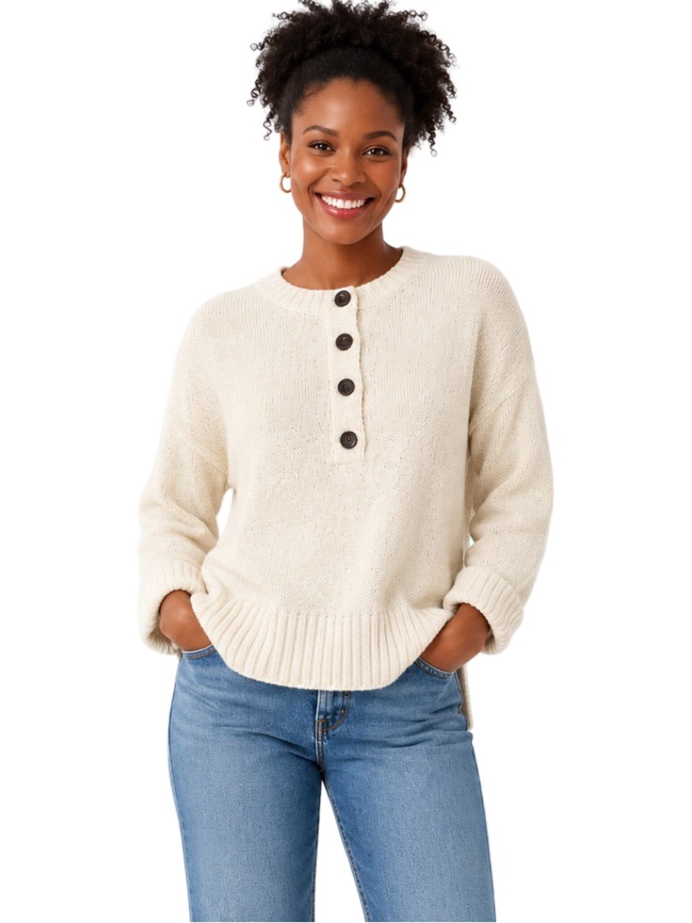 Derek Lam Henley sweater. EUC